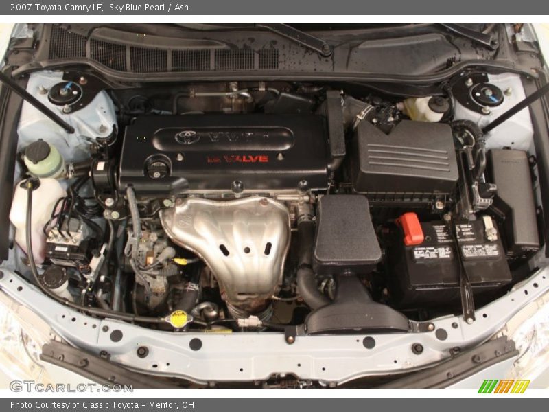 Sky Blue Pearl / Ash 2007 Toyota Camry LE