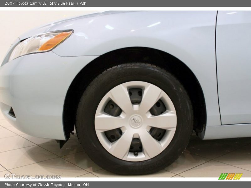 Sky Blue Pearl / Ash 2007 Toyota Camry LE