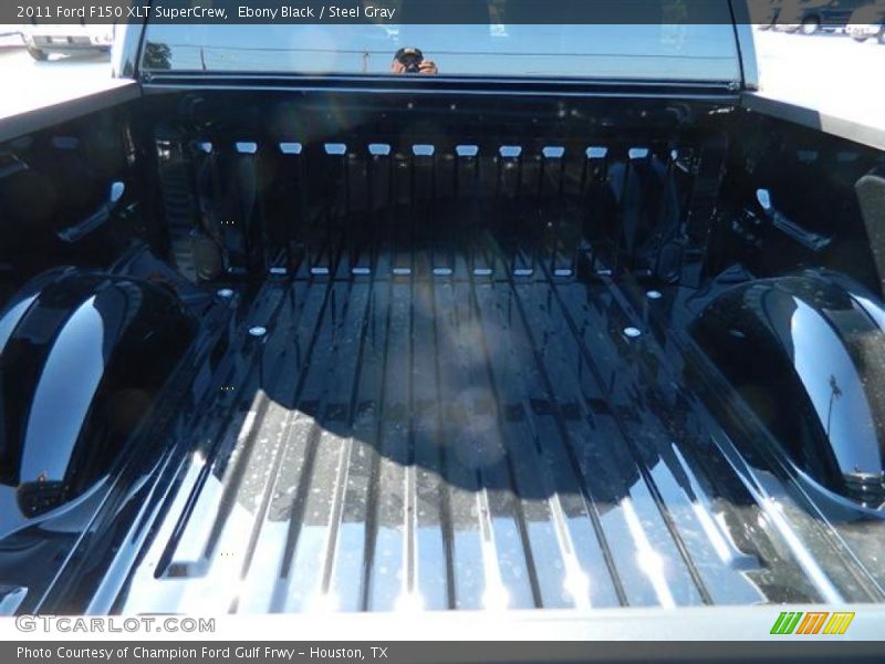 Ebony Black / Steel Gray 2011 Ford F150 XLT SuperCrew
