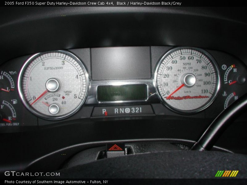  2005 F350 Super Duty Harley-Davidson Crew Cab 4x4 Harley-Davidson Crew Cab 4x4 Gauges