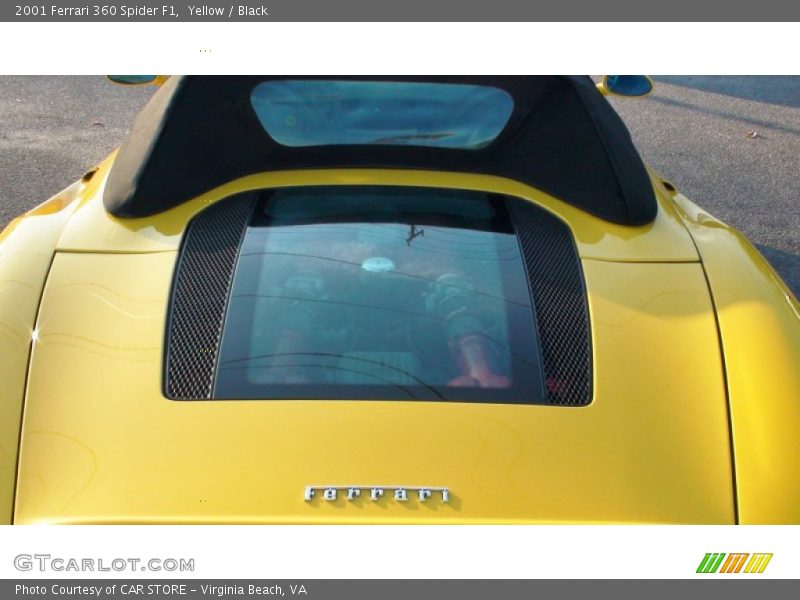 Yellow / Black 2001 Ferrari 360 Spider F1