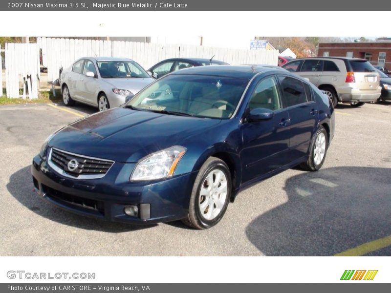Majestic Blue Metallic / Cafe Latte 2007 Nissan Maxima 3.5 SL