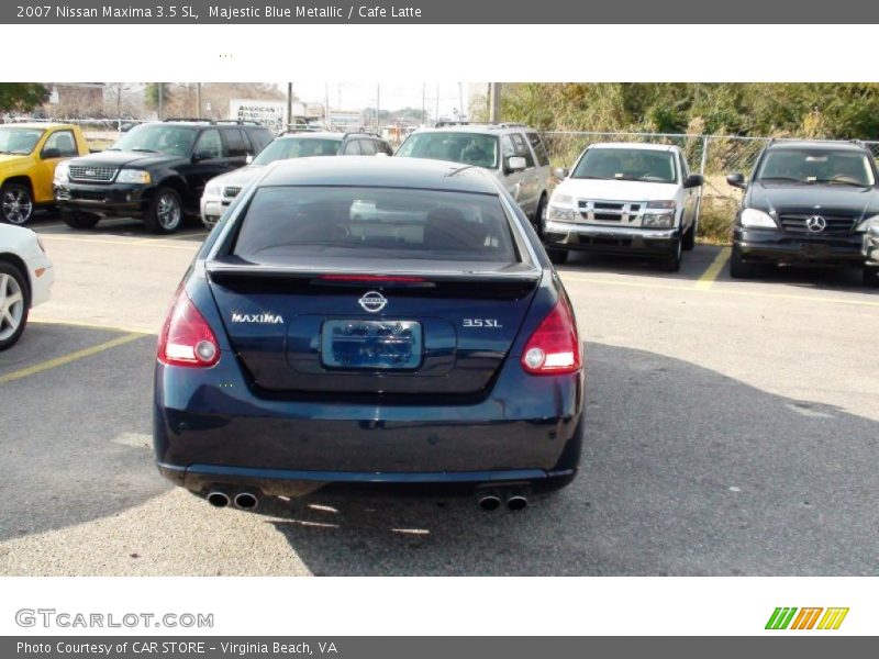 Majestic Blue Metallic / Cafe Latte 2007 Nissan Maxima 3.5 SL