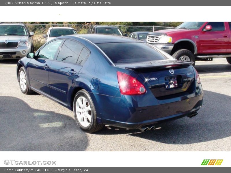 Majestic Blue Metallic / Cafe Latte 2007 Nissan Maxima 3.5 SL