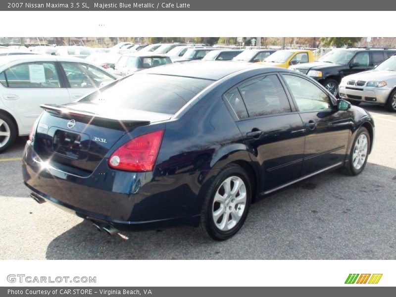 Majestic Blue Metallic / Cafe Latte 2007 Nissan Maxima 3.5 SL