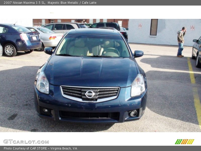 Majestic Blue Metallic / Cafe Latte 2007 Nissan Maxima 3.5 SL