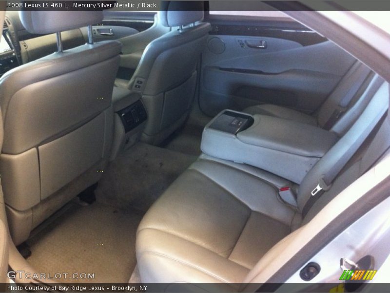 Mercury Silver Metallic / Black 2008 Lexus LS 460 L