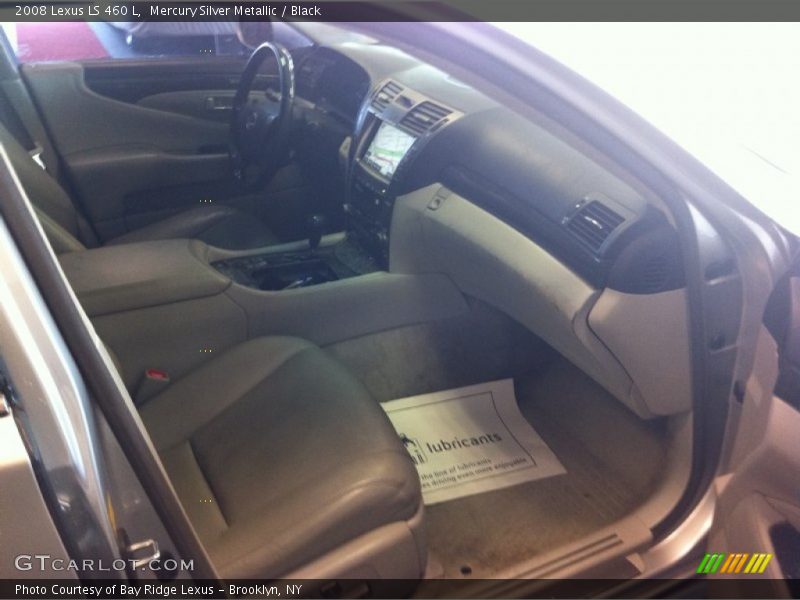 Mercury Silver Metallic / Black 2008 Lexus LS 460 L