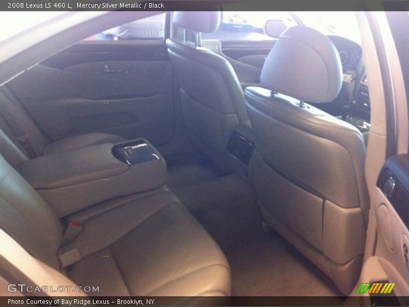 Mercury Silver Metallic / Black 2008 Lexus LS 460 L