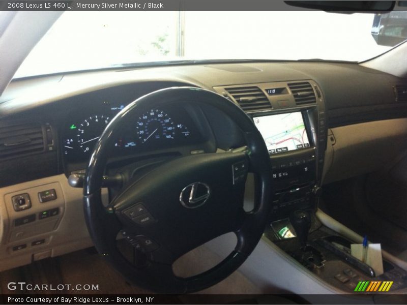 Mercury Silver Metallic / Black 2008 Lexus LS 460 L