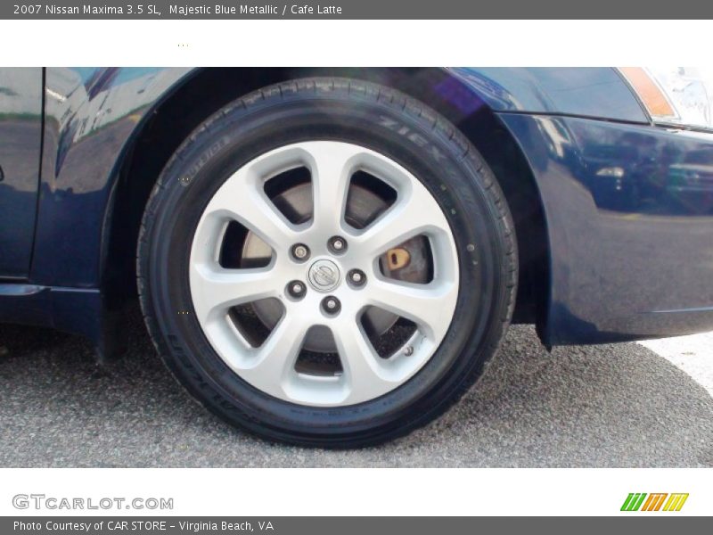 Majestic Blue Metallic / Cafe Latte 2007 Nissan Maxima 3.5 SL