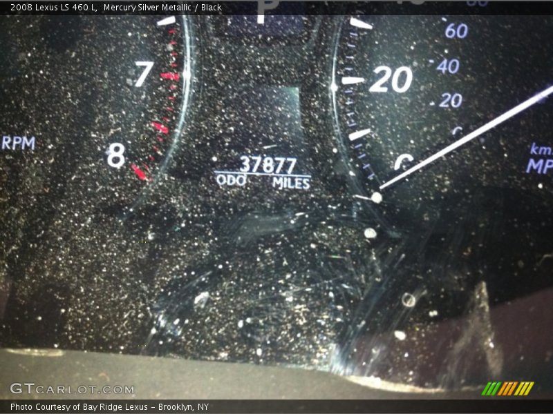 Mercury Silver Metallic / Black 2008 Lexus LS 460 L