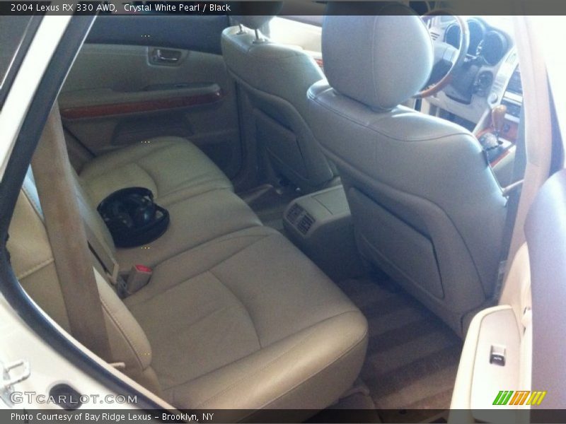 Crystal White Pearl / Black 2004 Lexus RX 330 AWD