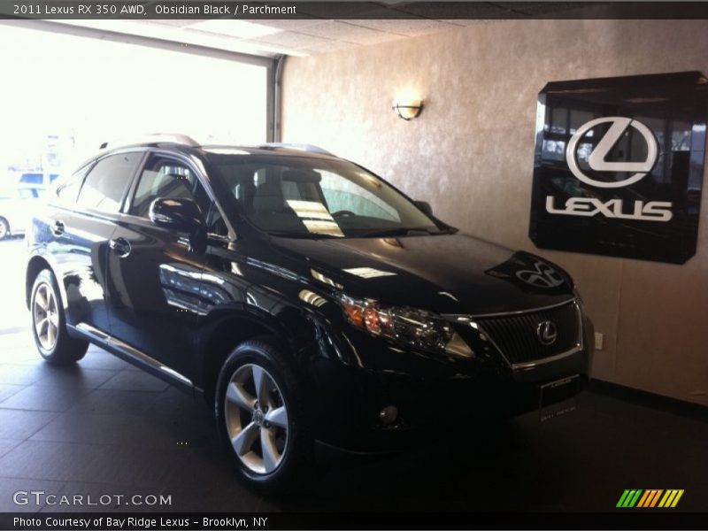 Obsidian Black / Parchment 2011 Lexus RX 350 AWD