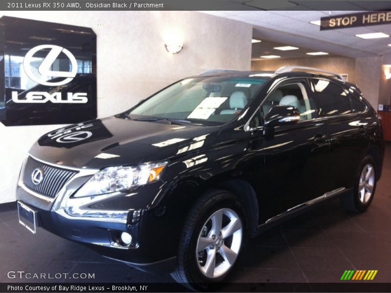 Obsidian Black / Parchment 2011 Lexus RX 350 AWD