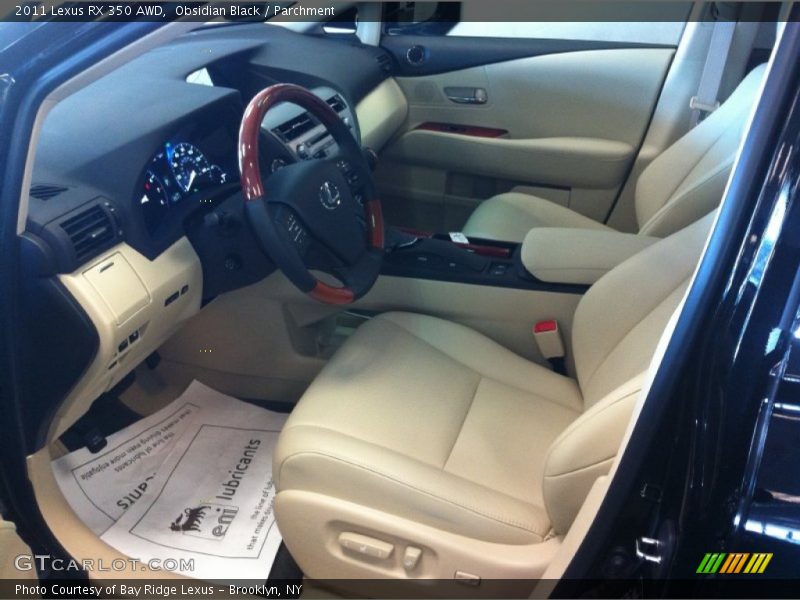 Obsidian Black / Parchment 2011 Lexus RX 350 AWD