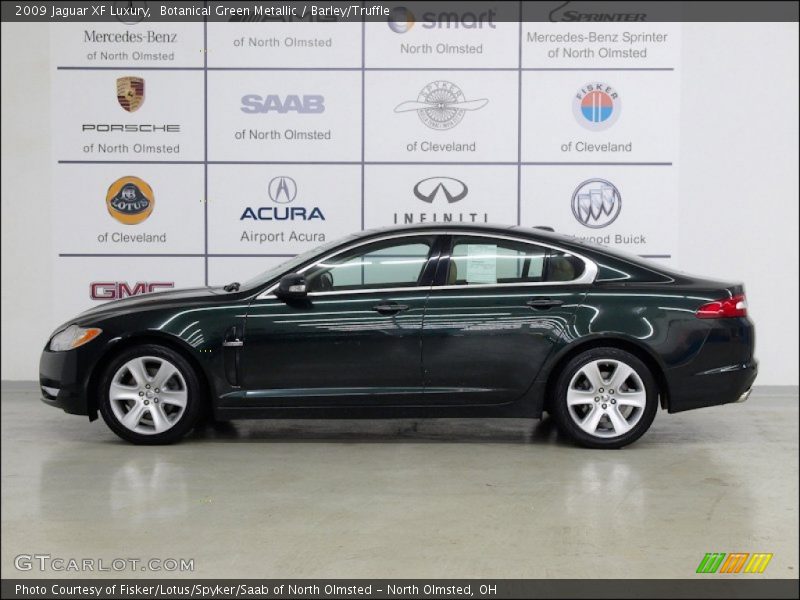 Botanical Green Metallic / Barley/Truffle 2009 Jaguar XF Luxury