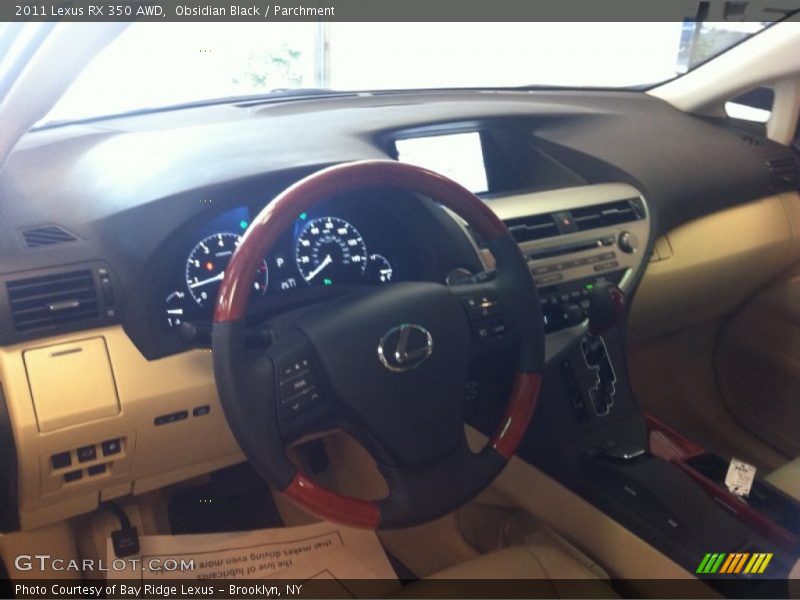 Obsidian Black / Parchment 2011 Lexus RX 350 AWD