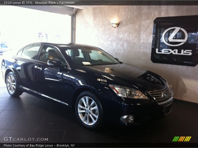 Obsidian Black / Parchment 2010 Lexus ES 350