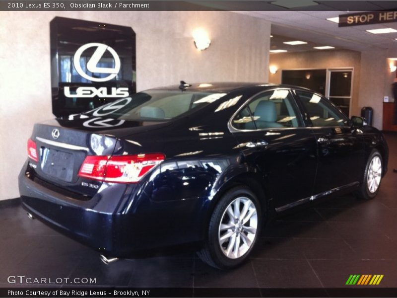 Obsidian Black / Parchment 2010 Lexus ES 350
