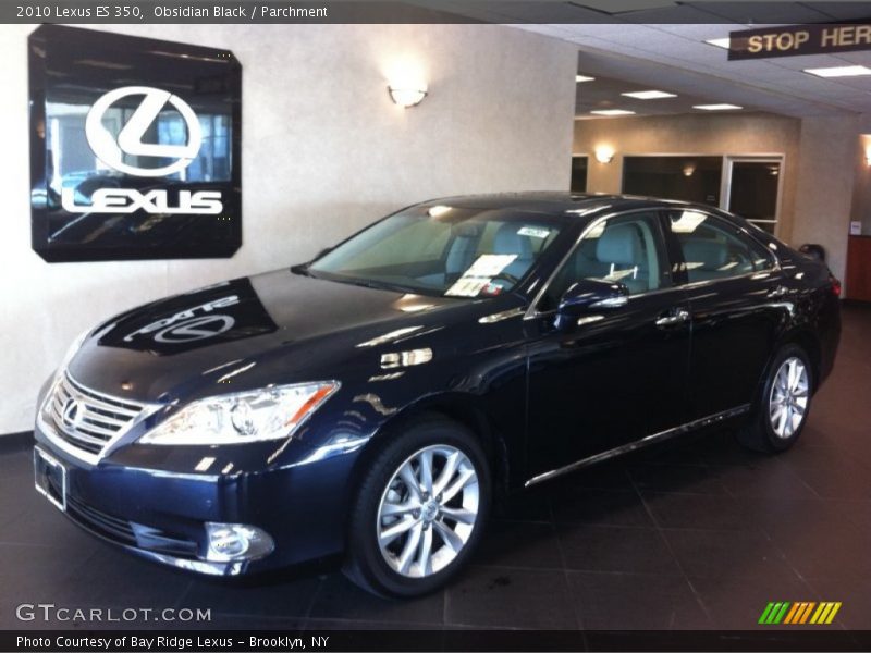 Obsidian Black / Parchment 2010 Lexus ES 350
