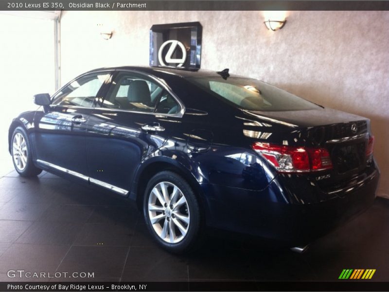 Obsidian Black / Parchment 2010 Lexus ES 350