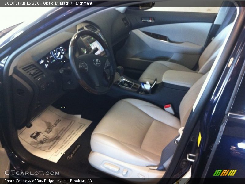 Obsidian Black / Parchment 2010 Lexus ES 350