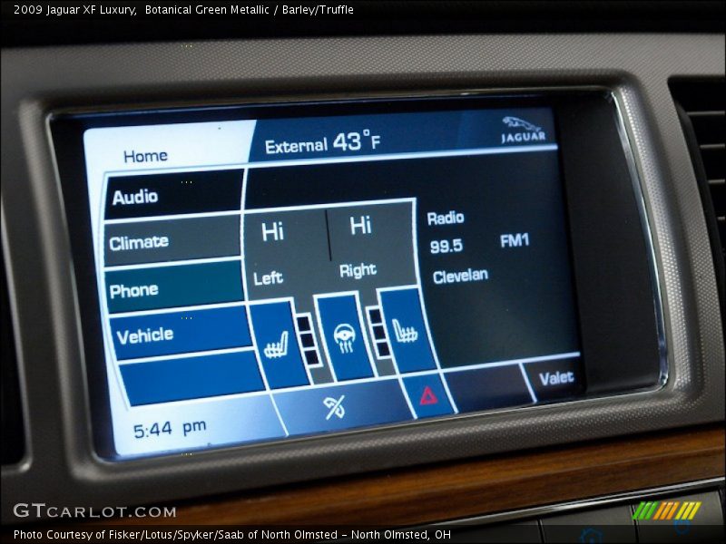 Botanical Green Metallic / Barley/Truffle 2009 Jaguar XF Luxury