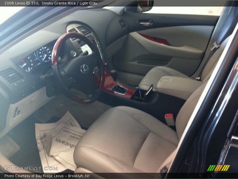 Smoky Granite Mica / Light Gray 2008 Lexus ES 350