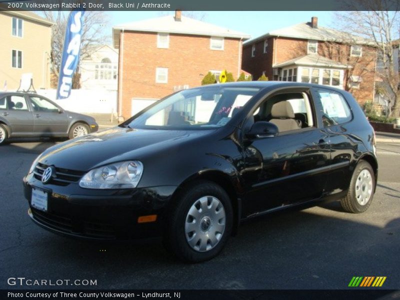 Black Uni / Anthracite 2007 Volkswagen Rabbit 2 Door