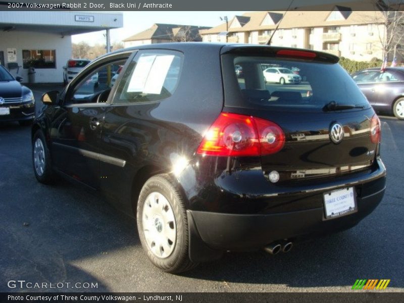 Black Uni / Anthracite 2007 Volkswagen Rabbit 2 Door