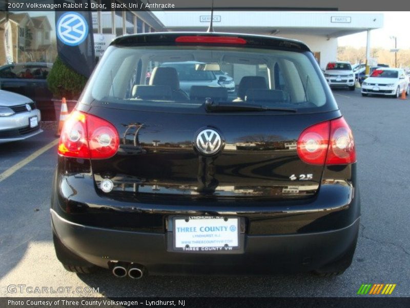 Black Uni / Anthracite 2007 Volkswagen Rabbit 2 Door