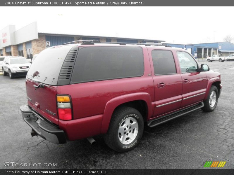 Sport Red Metallic / Gray/Dark Charcoal 2004 Chevrolet Suburban 1500 LT 4x4