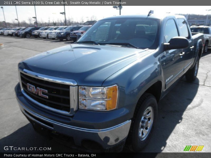 Stealth Gray Metallic / Dark Titanium 2011 GMC Sierra 1500 SL Crew Cab 4x4