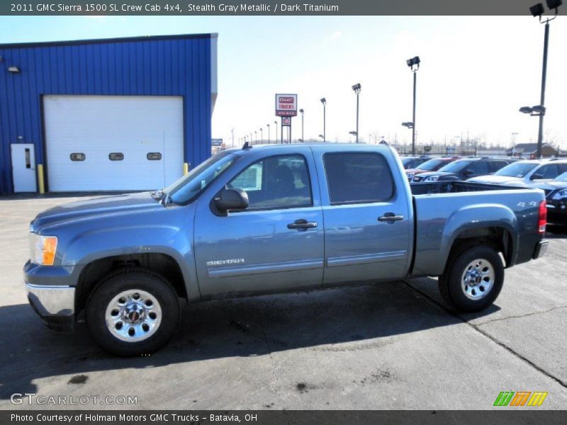 Stealth Gray Metallic / Dark Titanium 2011 GMC Sierra 1500 SL Crew Cab 4x4