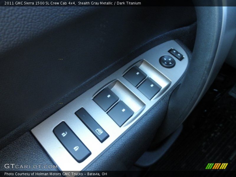 Stealth Gray Metallic / Dark Titanium 2011 GMC Sierra 1500 SL Crew Cab 4x4