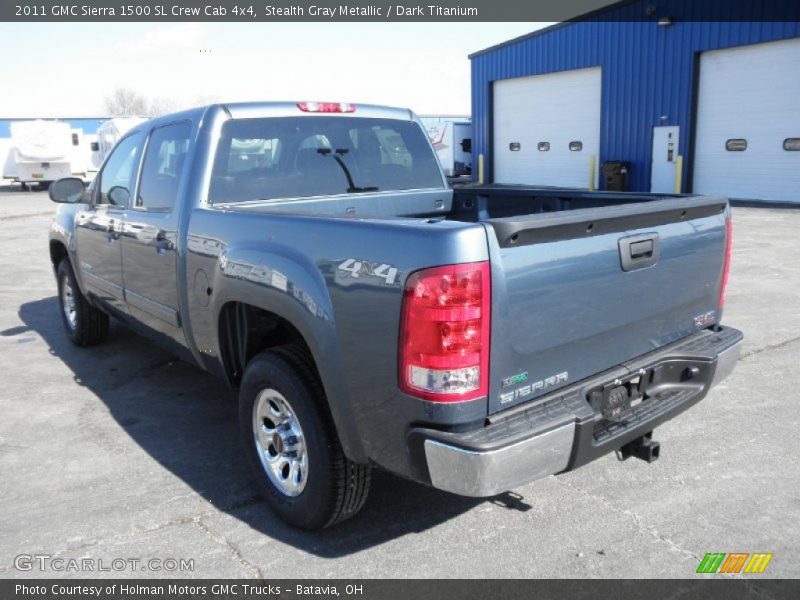 Stealth Gray Metallic / Dark Titanium 2011 GMC Sierra 1500 SL Crew Cab 4x4