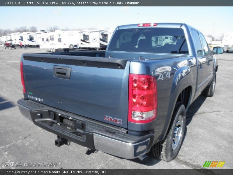 Stealth Gray Metallic / Dark Titanium 2011 GMC Sierra 1500 SL Crew Cab 4x4