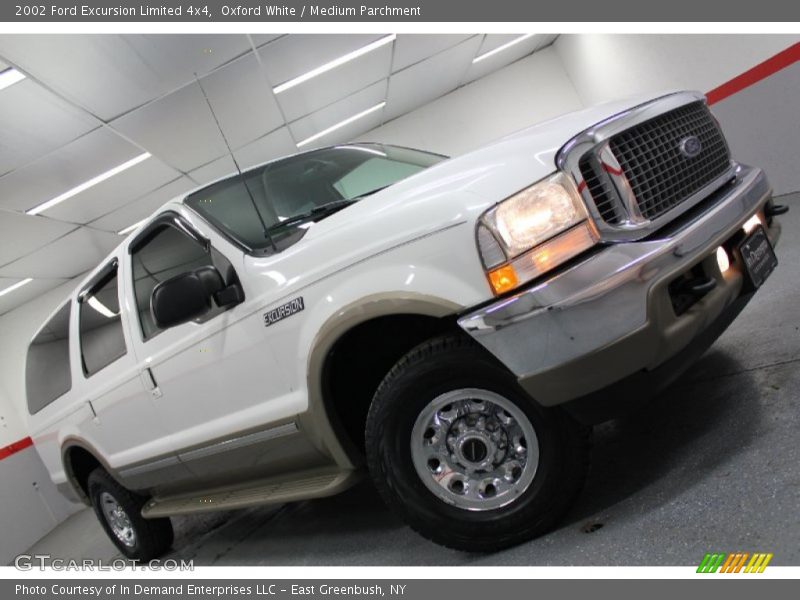 Oxford White / Medium Parchment 2002 Ford Excursion Limited 4x4