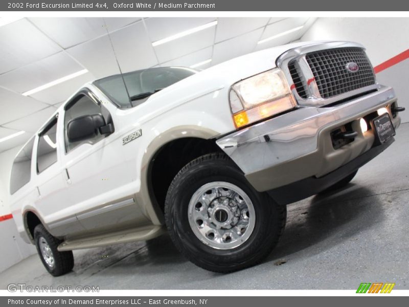 Oxford White / Medium Parchment 2002 Ford Excursion Limited 4x4