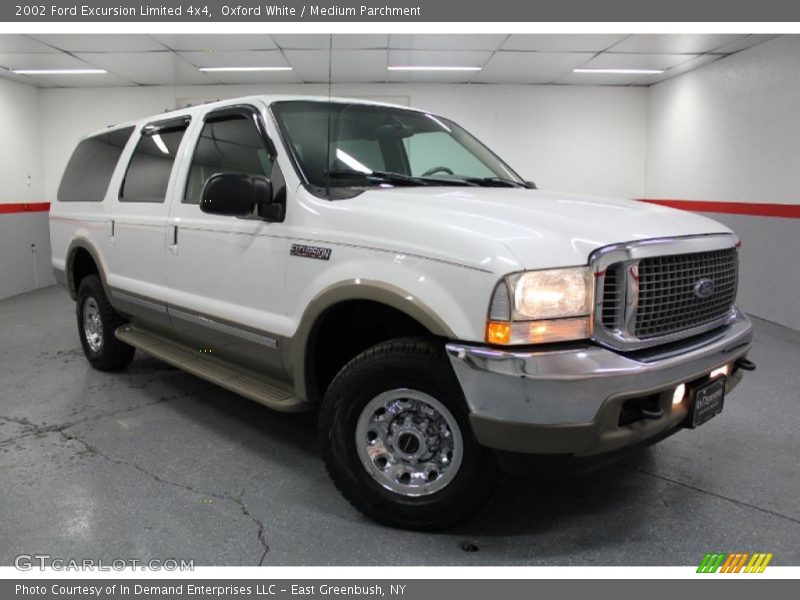 Oxford White / Medium Parchment 2002 Ford Excursion Limited 4x4
