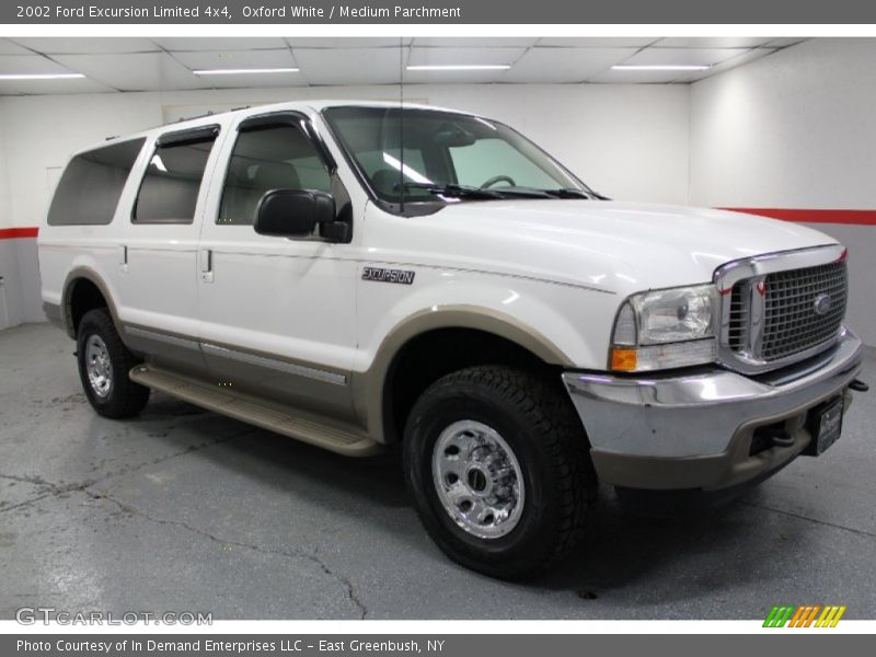 Oxford White / Medium Parchment 2002 Ford Excursion Limited 4x4