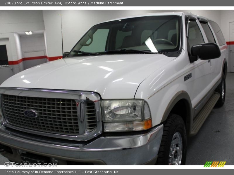 Oxford White / Medium Parchment 2002 Ford Excursion Limited 4x4