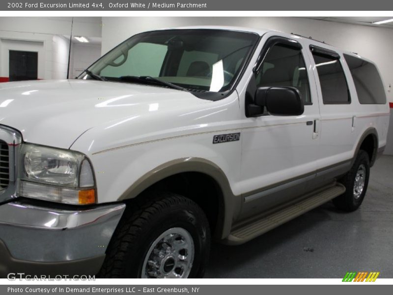 Oxford White / Medium Parchment 2002 Ford Excursion Limited 4x4