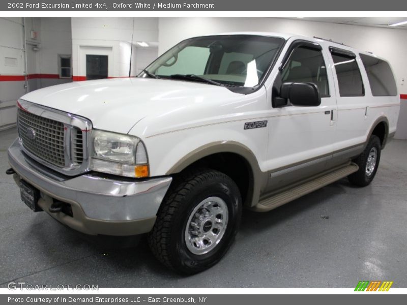 Oxford White / Medium Parchment 2002 Ford Excursion Limited 4x4