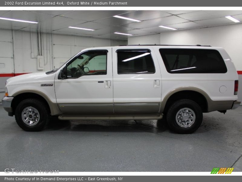 Oxford White / Medium Parchment 2002 Ford Excursion Limited 4x4