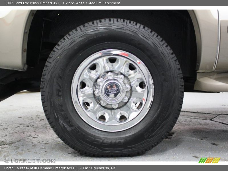 Oxford White / Medium Parchment 2002 Ford Excursion Limited 4x4