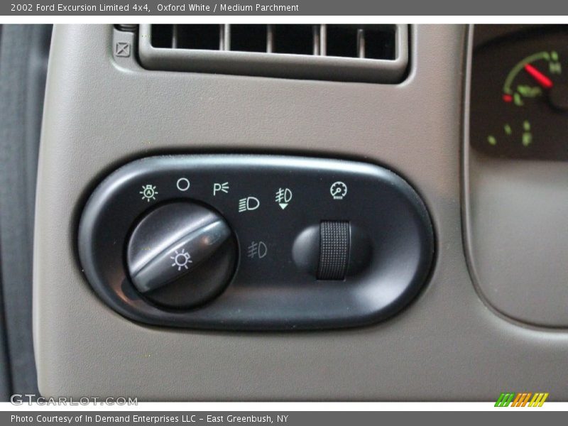Controls of 2002 Excursion Limited 4x4
