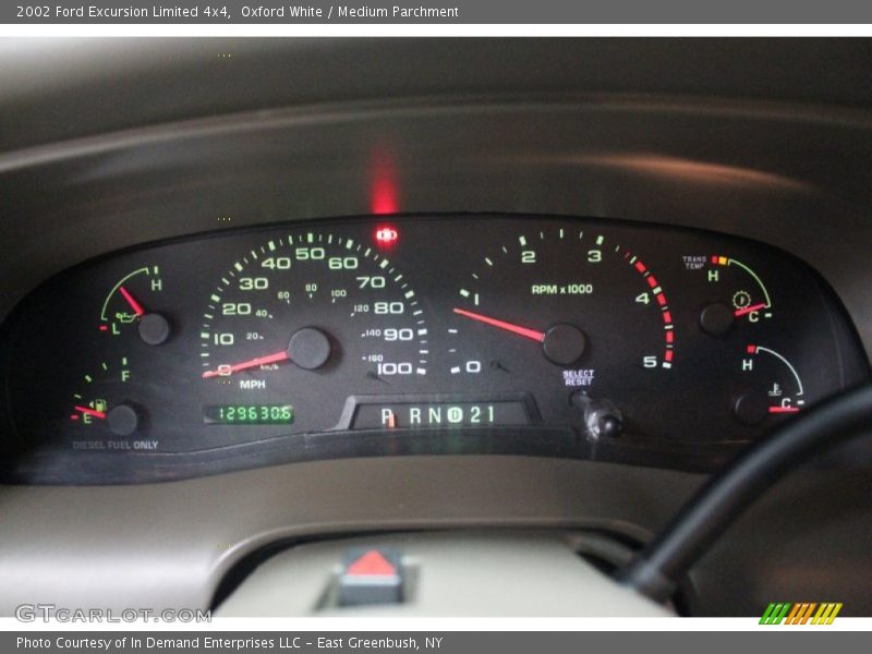  2002 Excursion Limited 4x4 Limited 4x4 Gauges