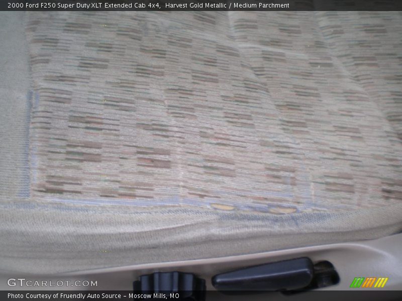 Harvest Gold Metallic / Medium Parchment 2000 Ford F250 Super Duty XLT Extended Cab 4x4